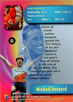 1997 Eurostar Tour de France #61 Michael Boogerd Back